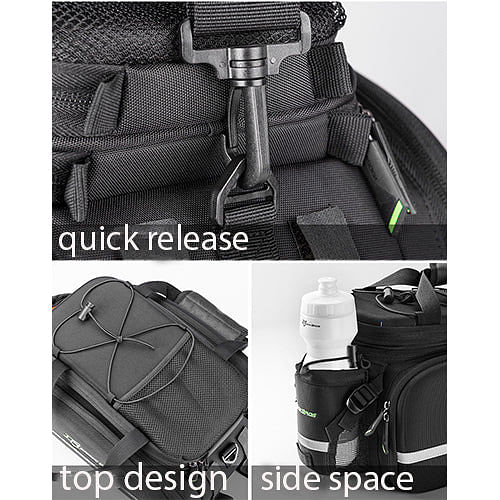 rear rack bag for bike and electric bike